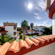 Ferienwohnung OBEN - Dachterrasse