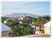 Blick vom Aussichtsturm zur Sierra de Mijas